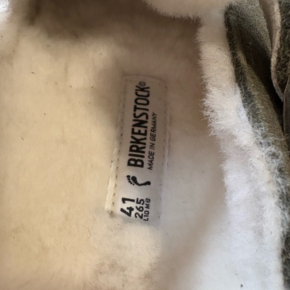 Birkenstock Boston Shearling lined NEW olive 41 - Picture 5 of 5